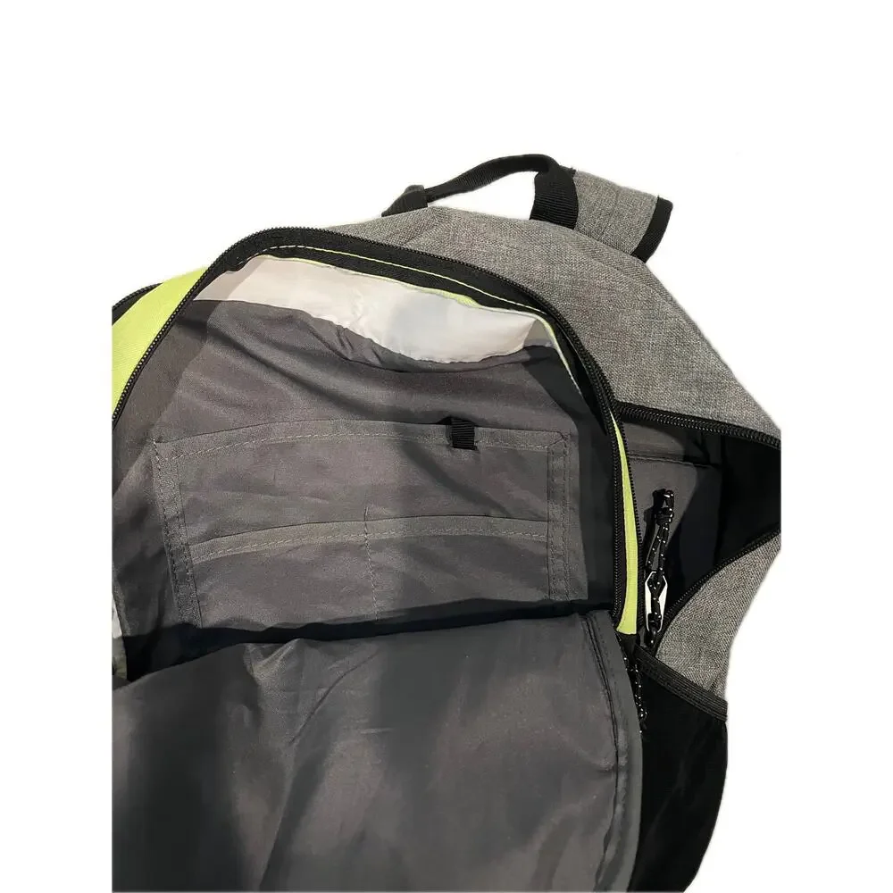 Volcom Diagonal backpack Gray Black w Yellow Trimw